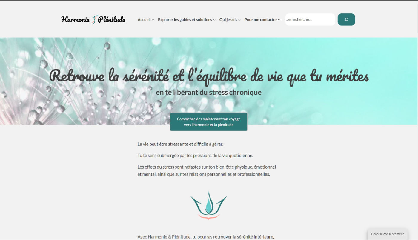 site harmonie plénitude