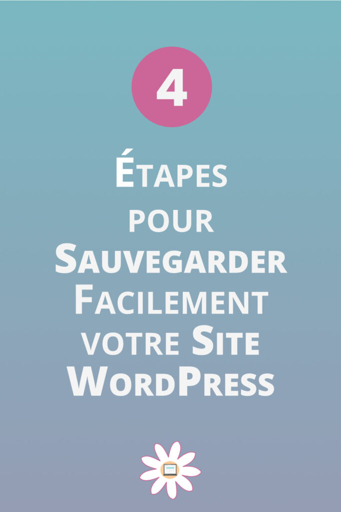 sauvegarder site wordpress