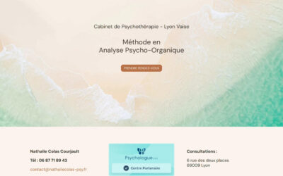 Comment j’ai créé le site web de Nathalie, psychothérapeute APO