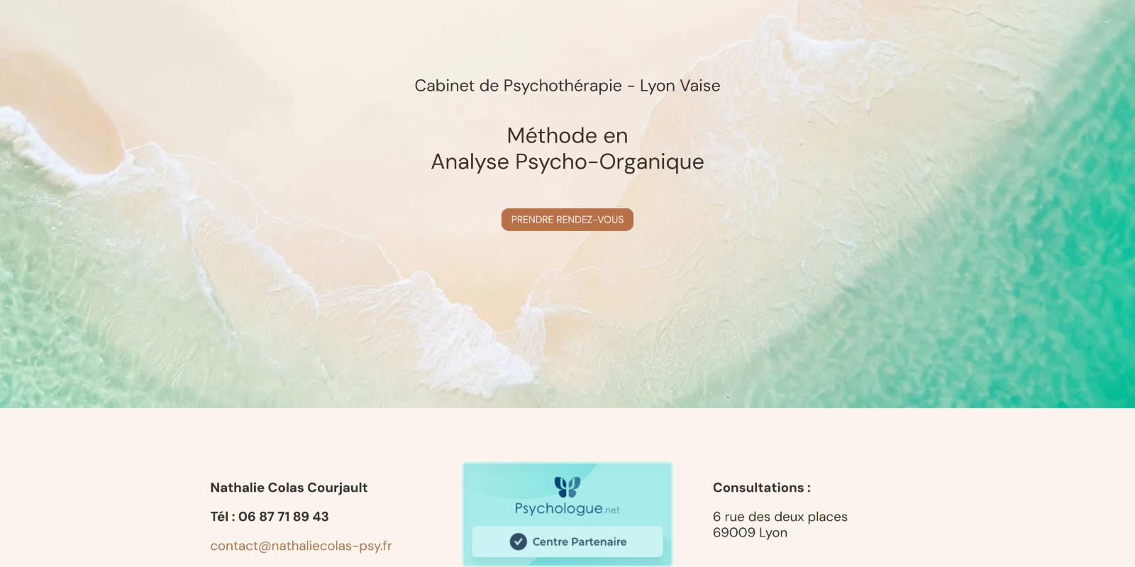 entête site wordpress psychothérapeute apo