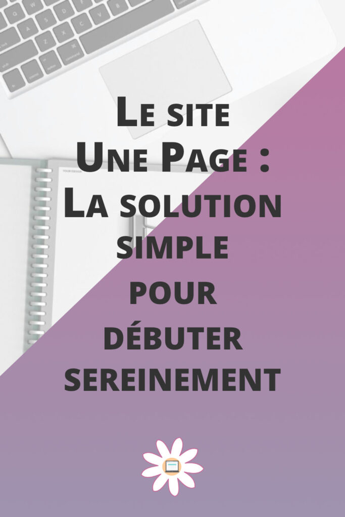 site une page solution simple debuter sereinement